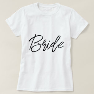 T-shirt Équipe de mariées   Épouse de Bachelorette blanche