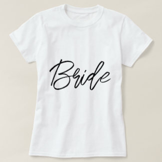 T-shirt Équipe de mariées | Épouse de Bachelorette blanche