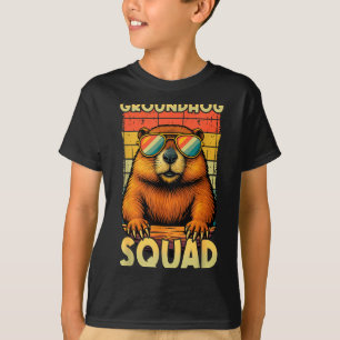 T-shirt Équipe de marmotte Bonne journée de la marmotte Ré