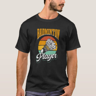 T-shirt Équipe de match du joueur de Badminton