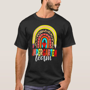T-shirt Équipe de maternelle Arc-en-ciel Kinder Retour à l