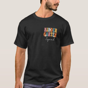 T-shirt Équipe de maternelle drôle Groovy Retour à l'école
