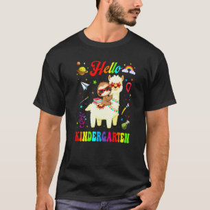 T-shirt Équipe de maternelle pour enfants Lama paresseux m