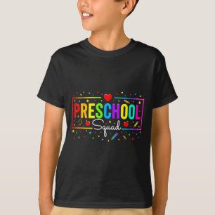 T-shirt Équipe de maternelle retour à l'école élève de mat