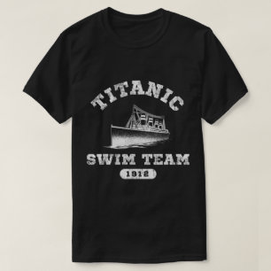 T-shirt Équipe de natation du Titanic 1912 Chemise vintage