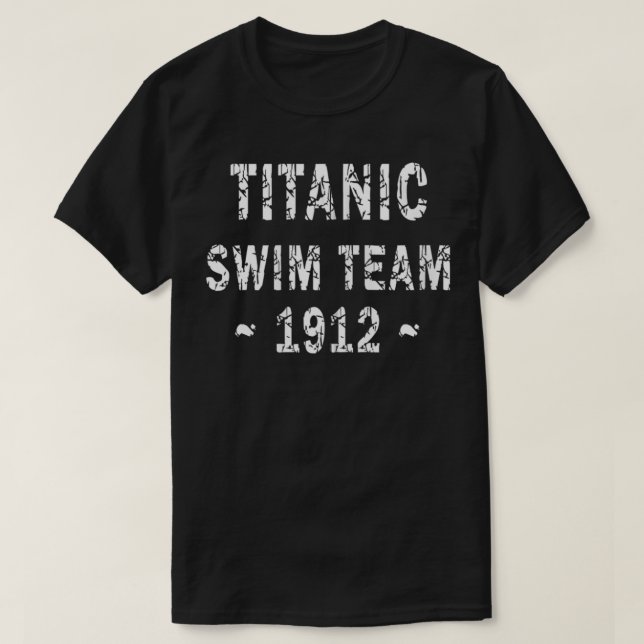 T-shirt Équipe de natation Titanic Sports Nautical Cruise  (Design devant)