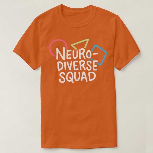 T-shirt équipe de neurodiversité (Design devant)