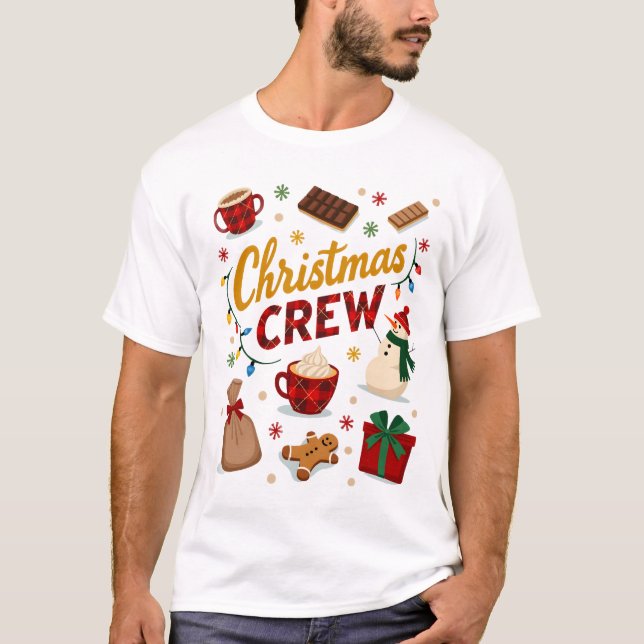 T-shirt Équipe de Noël (2) (Devant)