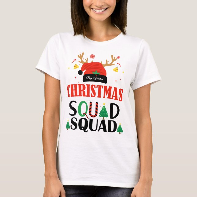 T-shirt Équipe de Noël Big Brother (Devant)