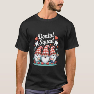 T-shirt Équipe de Noël de dentisterie Laboratoire d'hygién