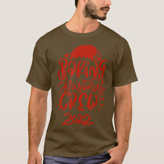 T-shirt Équipe de Noël de pâtisserie 2022 Noël en famille
