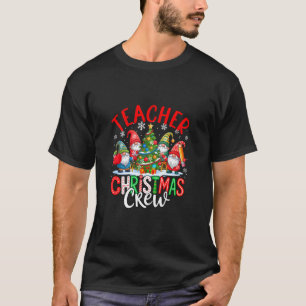 T-shirt Équipe de Noël des enseignants Groupe de lutins dé