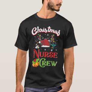 T-shirt Équipe de Noël des infirmières Renne Fête de Noël