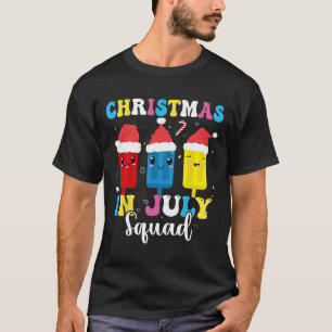 T-shirt Équipe de Noël en juillet Drôle d'été Xmas Hommes