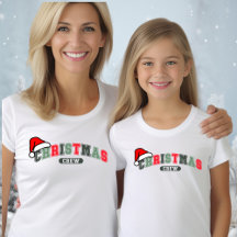 Équipe de Noël, femmes, tenue de famille assortie