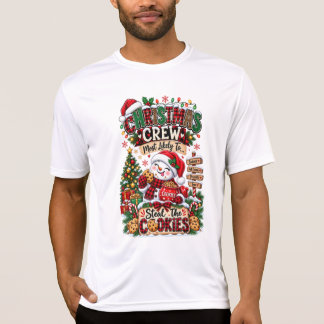 T-shirt Équipe de Noël la plus susceptible de voler des bi