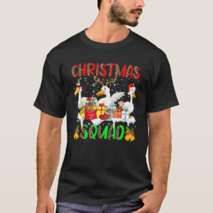 T-shirt Équipe de Noël Léopard Trois Rennes de Noël Elfe D
