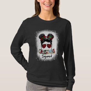 T-shirt Équipe de Noël Lumières Sapin de Noël Léopard Chig