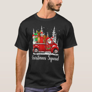 T-shirt Équipe de Noël Père Noël Reindeer Elf Famille Corr