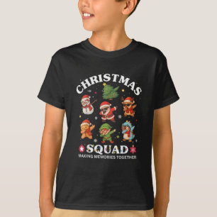 T-shirt Équipe de Noël Santa en dab Elfes Amis Xmas