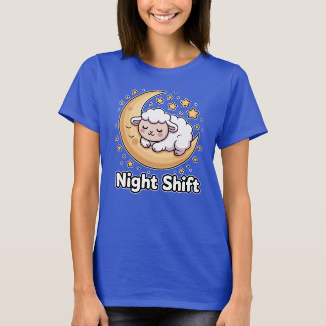 T-shirt Équipe de nuit (Devant)