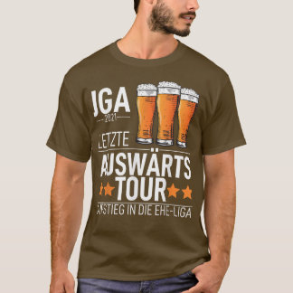 T-shirt Équipe de nuit de JGA Mens Stag pour le dernier to