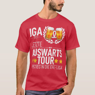 T-shirt Équipe de nuit de Jga Stag masculine Marié dernièr