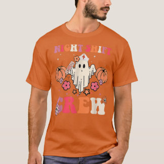 T-shirt Équipe de nuit infirmière RN infirmière fantôme go