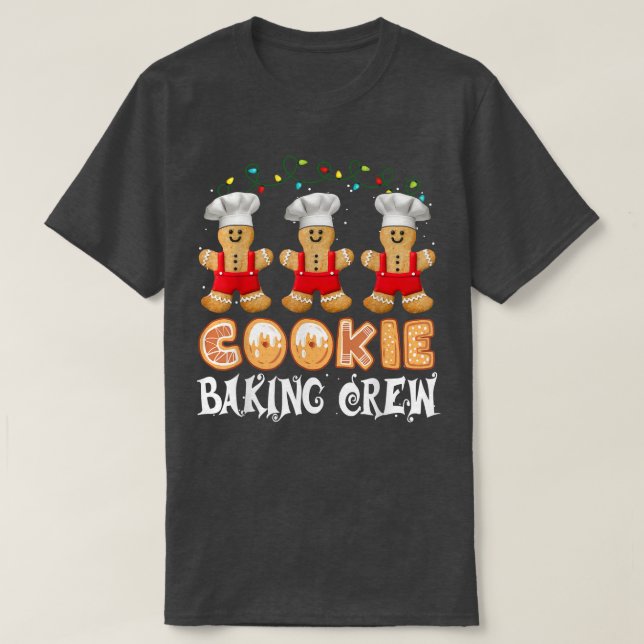 T-shirt Équipe de pain d'épices de l'équipe de biscuits de (Design devant)