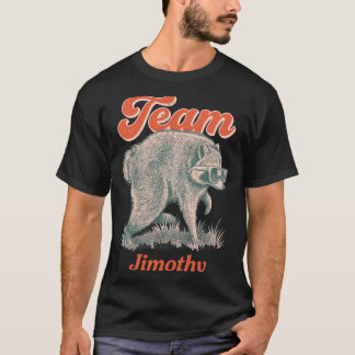 T-shirt Équipe de panda de poubelle drôle de raton laveur