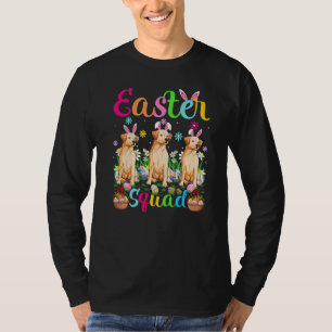 T-shirt Équipe de Pâques Bunny Ear Labrador Retriever Chie