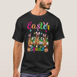 T-shirt Équipe de Pâques Chien Berger Allemand Oreille de