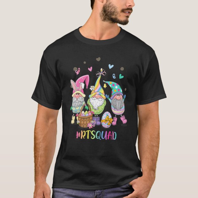T-shirt Équipe de Pâques Rt Gnomes Joyuses Pâques (Devant)