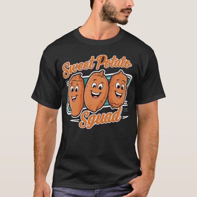 T-shirt Équipe de patates douces  Patates douces Légume  D (Devant)
