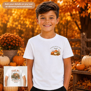 T-shirt Équipe de Patch de Citrouille Familiale Unisexe En