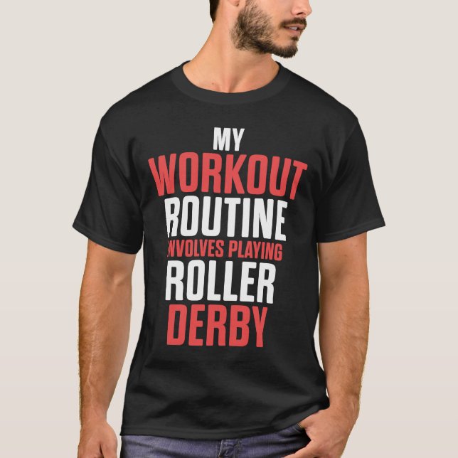 T-shirt Équipe de patinage de Roller Derby (Devant)