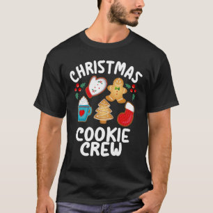 T-shirt Équipe de pâtisserie de Noël Vêtements Cookie Crew
