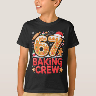 T-shirt Équipe de pâtisserie Noël 67 Mème drôle de pain d'
