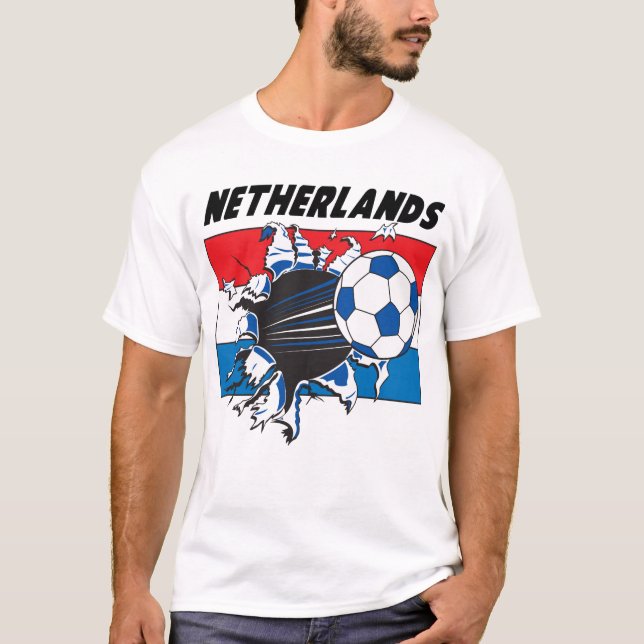 T-shirt Équipe de Pays-Bas Football de football (Devant)