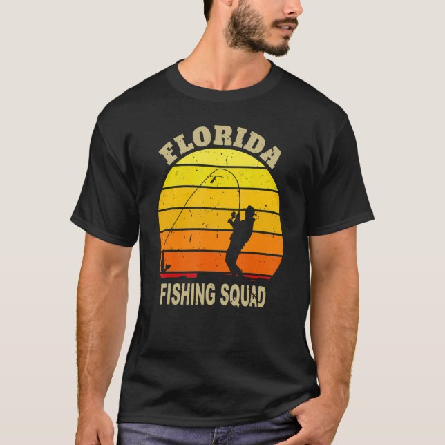 T-shirt Équipe de pêche de Floride pour la pêche en haute  (Devant)