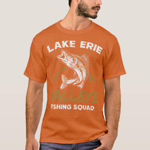 T-shirt Équipe de pêche du Walleye Lake Erie
