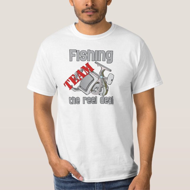T-shirt Équipe De Pêche Pêche L'Opération Reel (Devant)