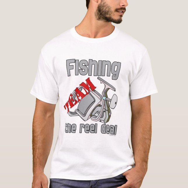 T-shirt Équipe De Pêche Pêche L'Opération Reel (Devant)