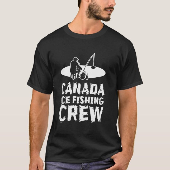 T-shirt Équipe de pêche sur glace du Canada (Devant)