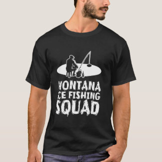 T-shirt Équipe de pêche sur glace du Montana