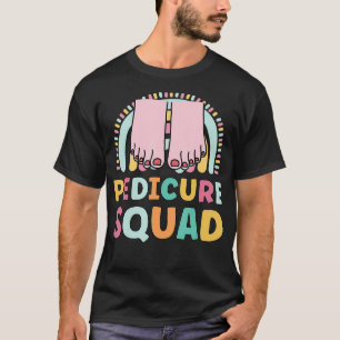 T-shirt Équipe De Pédicure Drôle Correspondance Pour Les F