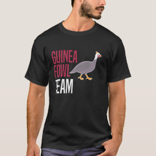 T-shirt Équipe de pintade poulet oiseau