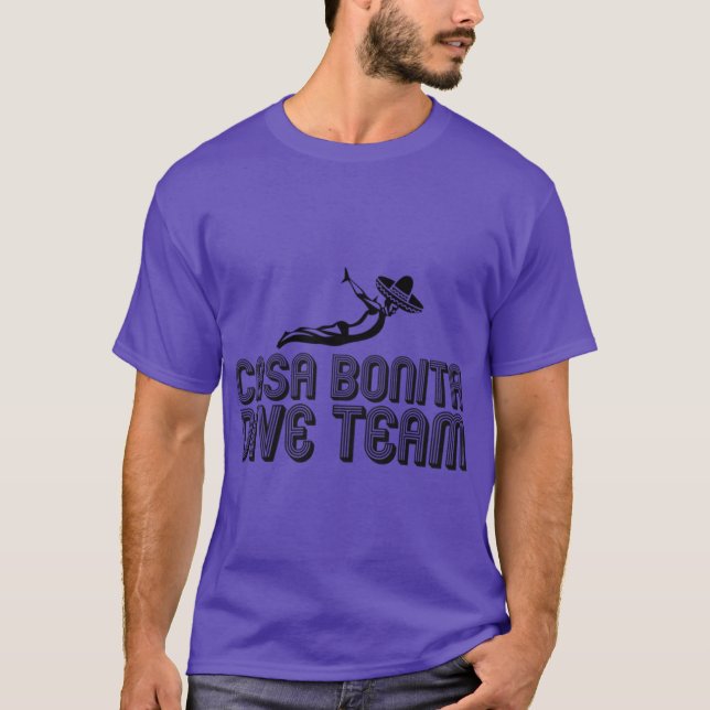T-shirt Équipe de plongée Casa Bonita (Devant)
