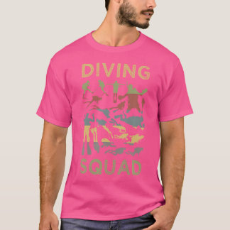 T-shirt Équipe De Plongée Équipe De Plongée Drôle Plongée