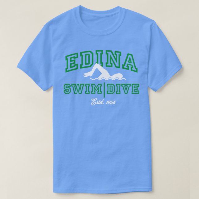 T-shirt Équipe de plongée natation Edina 14 (Design devant)